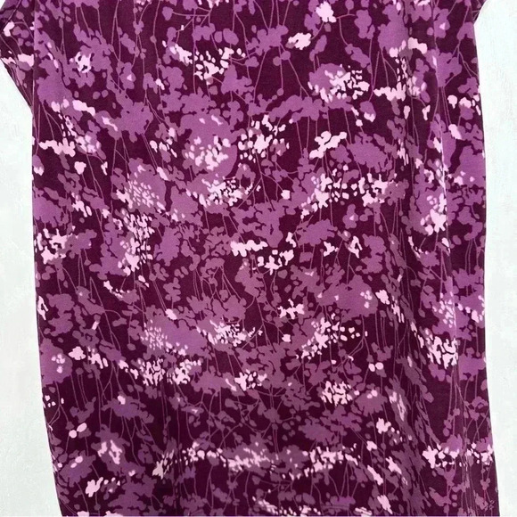 Reitman’s Tank Top Spaghetti Straps Adjustable Purple Floral Size Medium - Picture 15 of 16